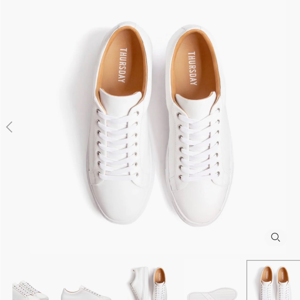 Thursday’s boot company all white sneakers